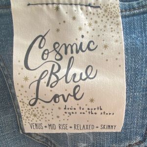 NWT cosmic blue love jeans, from stitch fix